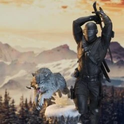 G.I. Joe Gallery Snake Eyes & Timber Statue Diorama