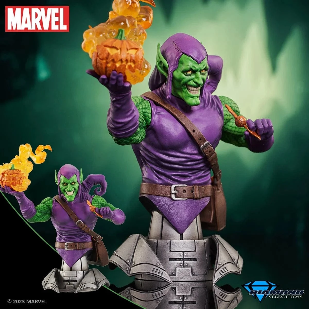 Marvel Comics Green Goblin 1:7 Scale Resin Mini-Bust 3 Marvel Comics Green Goblin 1:7 Scale Resin Mini-Bust