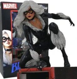 Marvel Gallery Comic Black Cat Statue Diorama -Science Fiction Toy Store diamond select toys marvel gallery comic black cat statue diorama 30207730679878