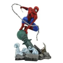 Marvel Gallery Comic Spider-Man (Lamppost) Statue Diorama -Science Fiction Toy Store diamond select toys marvel gallery comic spider man statue diorama 29998052278342