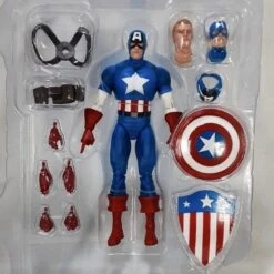 Marvel Select Classic Captain America Action Figure -Science Fiction Toy Store diamond select toys marvel select classic captain america action figure 31081586950214