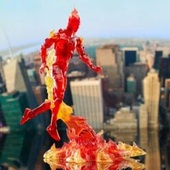 Marvel Select Human Torch Action Figure -Science Fiction Toy Store diamond select toys marvel select human torch action figure 28857134383174