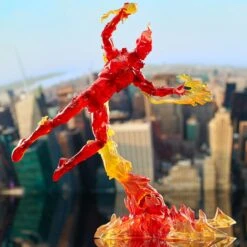 Marvel Select Human Torch Action Figure -Science Fiction Toy Store diamond select toys marvel select human torch action figure 28857134907462