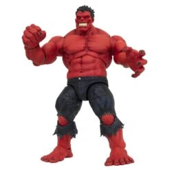 Marvel Select Red Hulk Action Figure -Science Fiction Toy Store diamond select toys marvel select red hulk action figure 29931947884614
