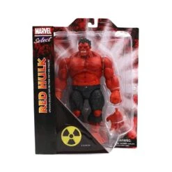 Marvel Select Red Hulk Action Figure -Science Fiction Toy Store diamond select toys marvel select red hulk action figure 30155916312646