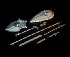 Mythic Legions Necronominus Knights Of Eathyron Weapons Pack