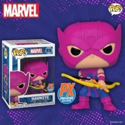 FUNKO POP! Marvel #914 Classic Hawkeye PX Previews Exclusive Vinyl Figure