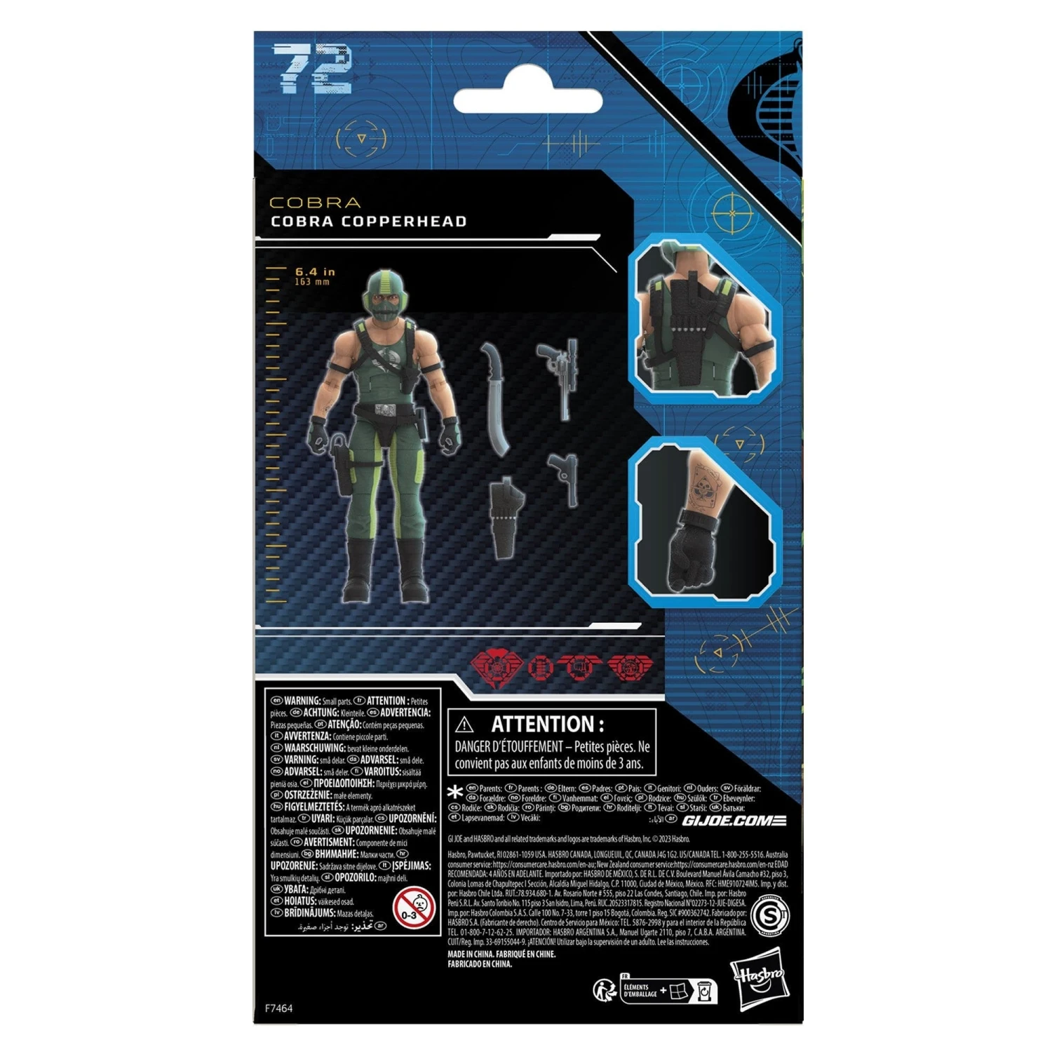 Hasbro G.I. Joe Classified Series Cobra Copperhead Action Figure 7 Hasbro G.I. Joe Classified Series Cobra Copperhead Action Figure - Image 5