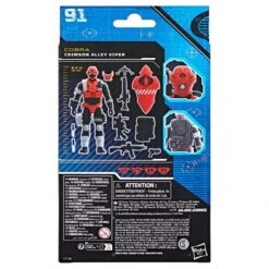 Hasbro G.I. Joe Classified Series Cobra Crimson Alley Viper Action Figure -Science Fiction Toy Store hasbro g i joe classified series cobra crimson alley viper action figure 30757785894982