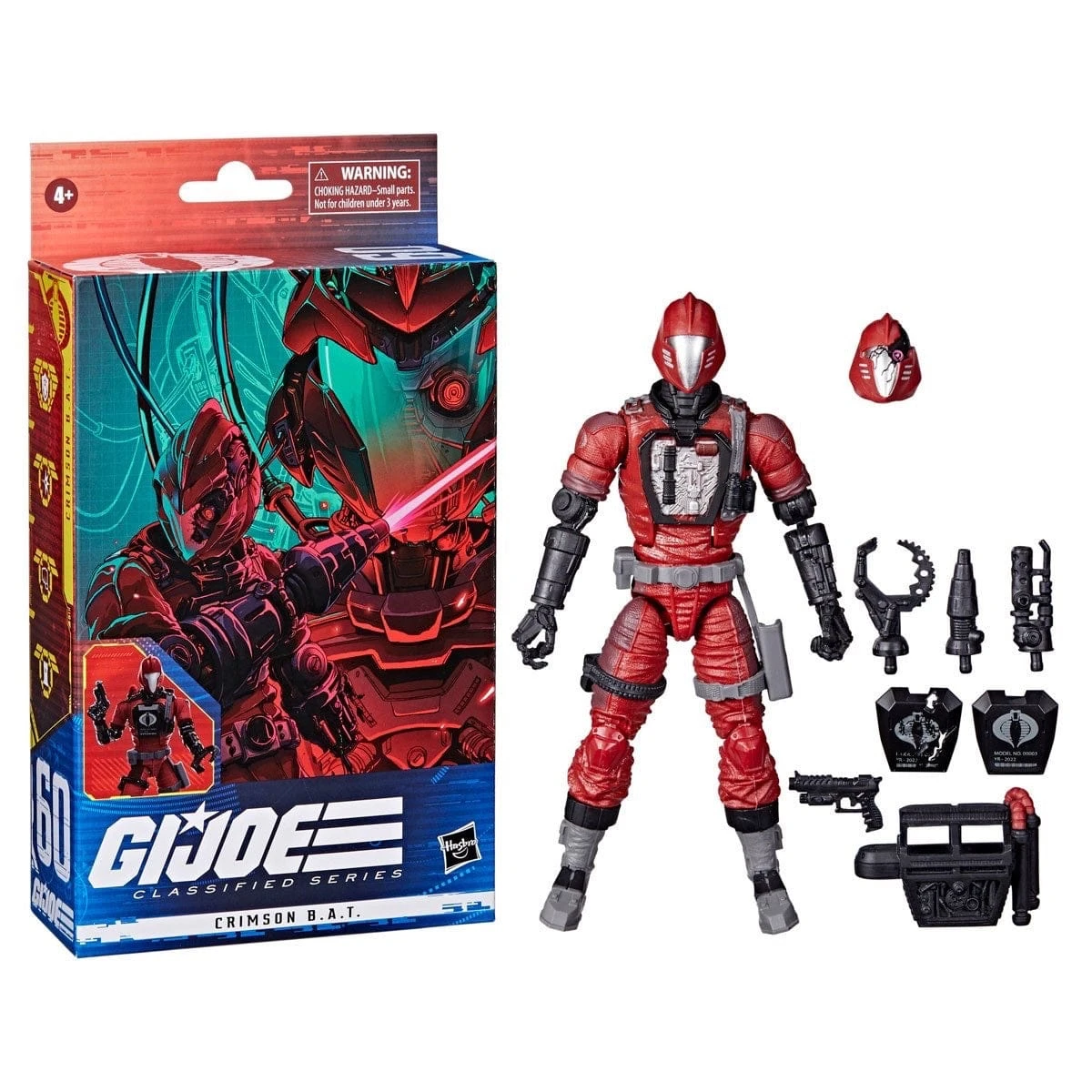 Hasbro G.I. Joe Classified Series Cobra Crimson B.A.T. Action Figure 4 Hasbro G.I. Joe Classified Series Cobra Crimson B.A.T. Action Figure - Image 2