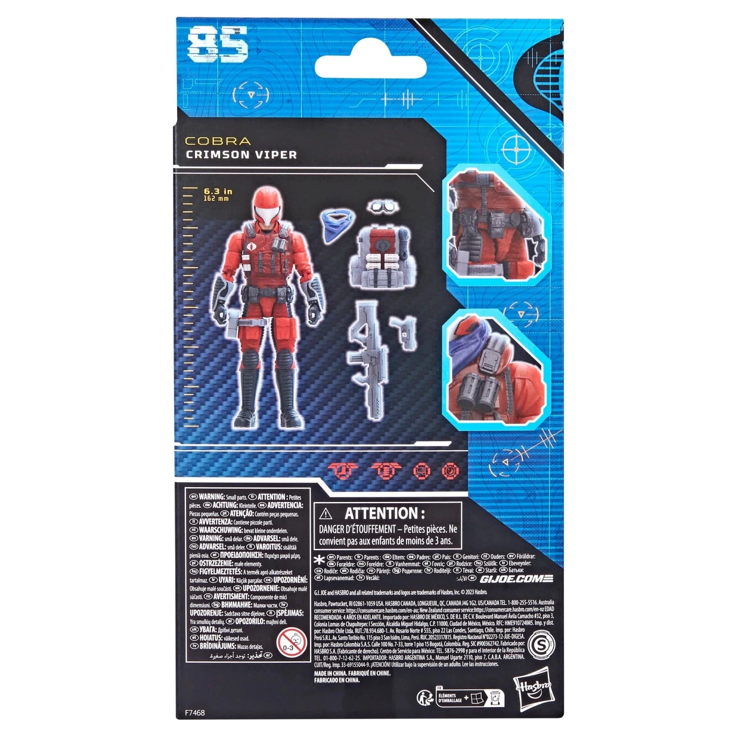 Hasbro G.I. Joe Classified Series Cobra Crimson Viper Action Figure 14 Hasbro G.I. Joe Classified Series Cobra Crimson Viper Action Figure - Image 12
