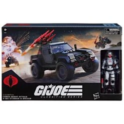 Hasbro G.I. Joe Classified Series Cobra Night Attack 4-WD Stinger & Driver Set -Science Fiction Toy Store hasbro g i joe classified series cobra night attack 4 wd stinger driver set 32873558310982