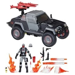 Hasbro G.I. Joe Classified Series Cobra Night Attack 4-WD Stinger & Driver Set -Science Fiction Toy Store hasbro g i joe classified series cobra night attack 4 wd stinger driver set 32873558376518
