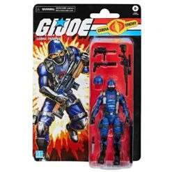 Hasbro G.I. Joe Classified Series Retro Cardback Cobra Trooper Action Figure -Science Fiction Toy Store hasbro g i joe classified series retro cardback cobra trooper action figure 31801511903302