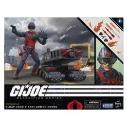 Hasbro G.I. Joe Classified Series Scrap-Iron & Anti-Armor Drone Action Figure Set -Science Fiction Toy Store hasbro g i joe classified series scrap iron anti armor drone action figure set 30252303974470