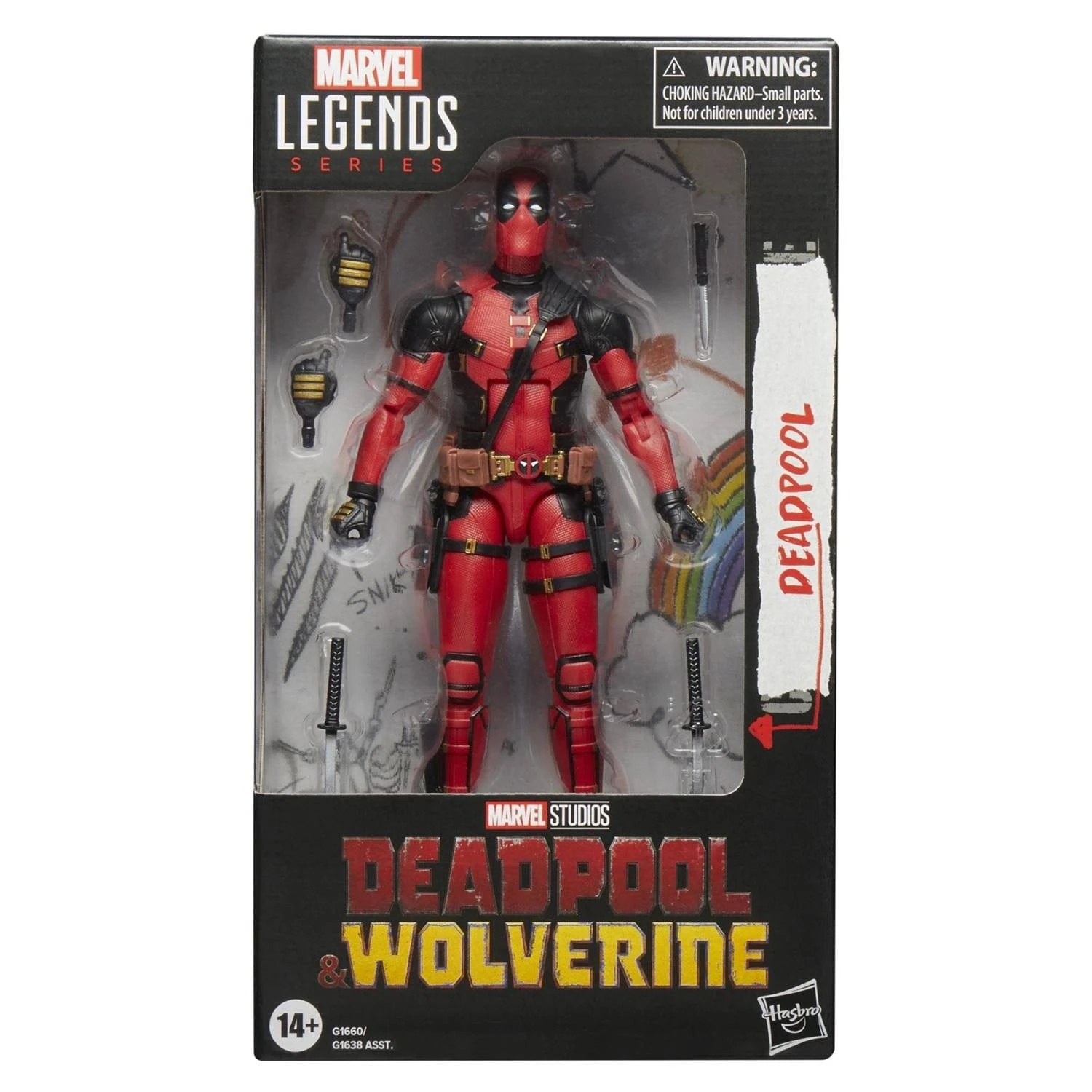 Hasbro Marvel Legends Series Deadpool & Wolverine Deadpool Action Figure 12 Hasbro Marvel Legends Series Deadpool & Wolverine Deadpool Action Figure - Image 10