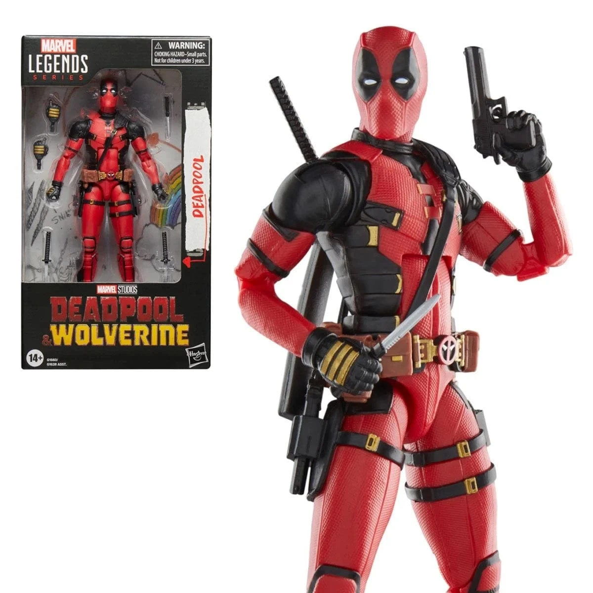 Hasbro Marvel Legends Series Deadpool & Wolverine Deadpool Action Figure 4 Hasbro Marvel Legends Series Deadpool & Wolverine Deadpool Action Figure - Image 2