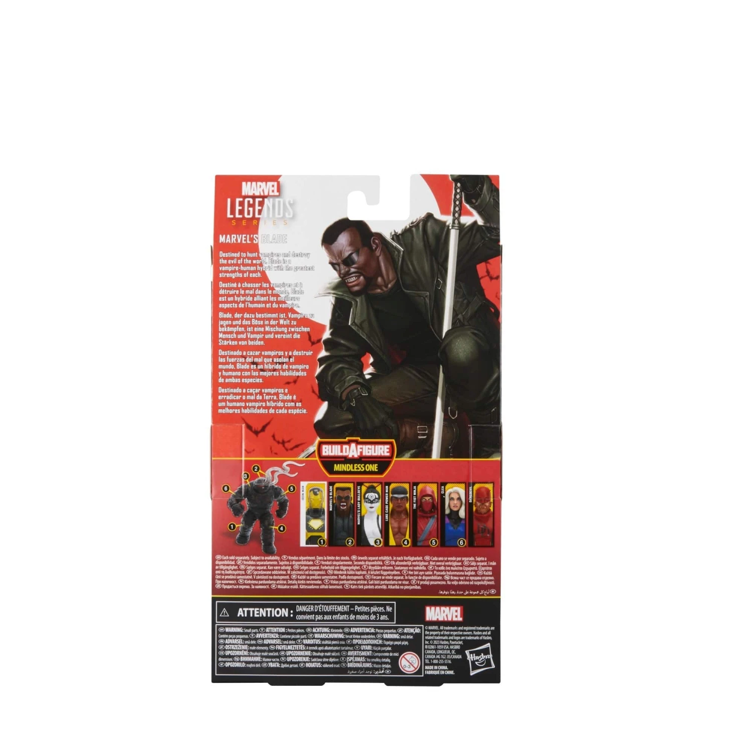 Hasbro Marvel Legends Series Marvel Knights Blade Action Figure (Mindless One Build-A-Figure) 13 Hasbro Marvel Legends Series Marvel Knights Blade Action Figure (Mindless One Build-A-Figure) - Image 11