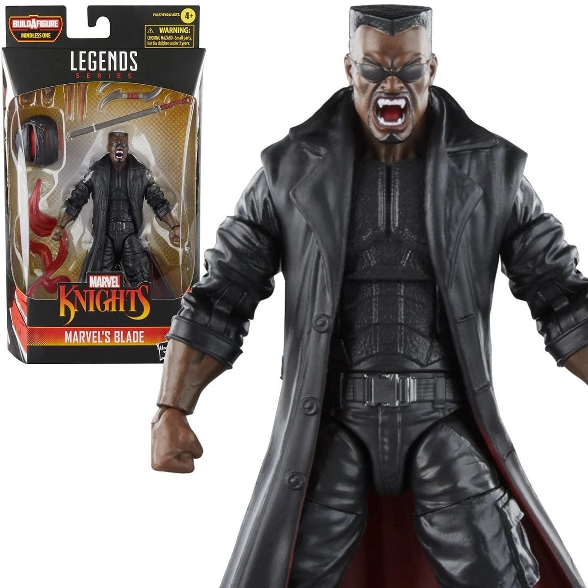 Hasbro Marvel Legends Series Marvel Knights Blade Action Figure (Mindless One Build-A-Figure) 4 Hasbro Marvel Legends Series Marvel Knights Blade Action Figure (Mindless One Build-A-Figure) - Image 2