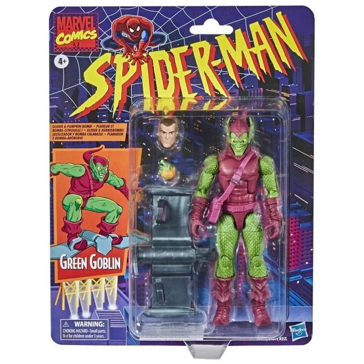 Hasbro Marvel Legends Series Retro Collection Green Goblin Action Figure 5 Hasbro Marvel Legends Series Retro Collection Green Goblin Action Figure - Image 3