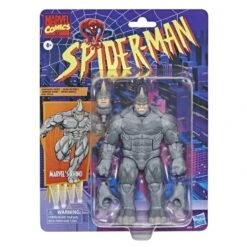 Hasbro Marvel Legends Series Retro Spider-Man Rhino Action Figure -Science Fiction Toy Store hasbro marvel legends series retro spider man rhino action figure 29041757814854