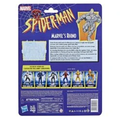 Hasbro Marvel Legends Series Retro Spider-Man Rhino Action Figure -Science Fiction Toy Store hasbro marvel legends series retro spider man rhino action figure 30021061935174