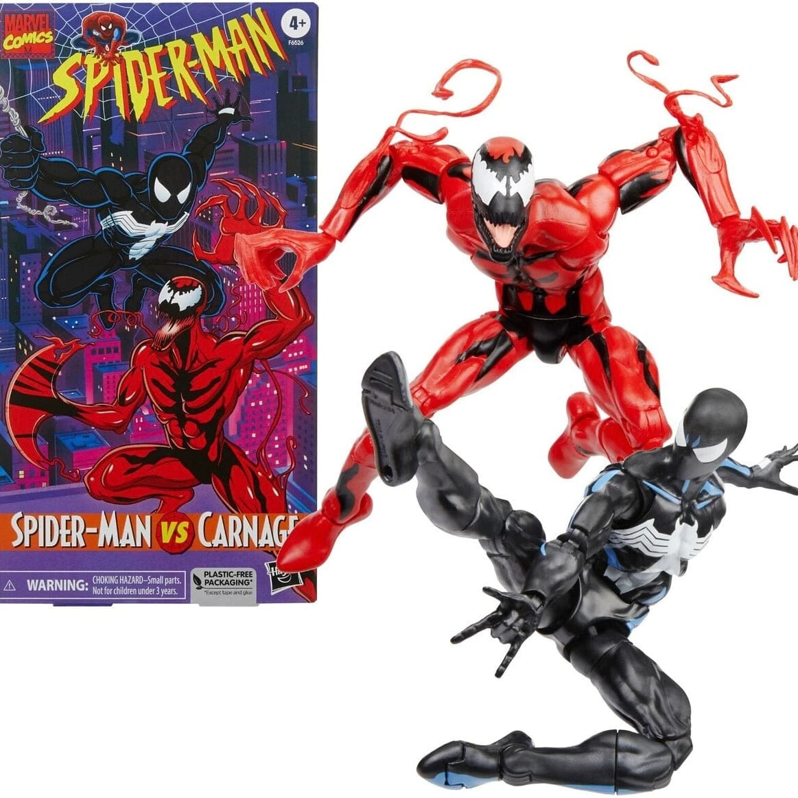 Hasbro Marvel Legends Series Spider-Man & Carnage Action Figure 2-Pack 4 Hasbro Marvel Legends Series Spider-Man & Carnage Action Figure 2-Pack - Image 2