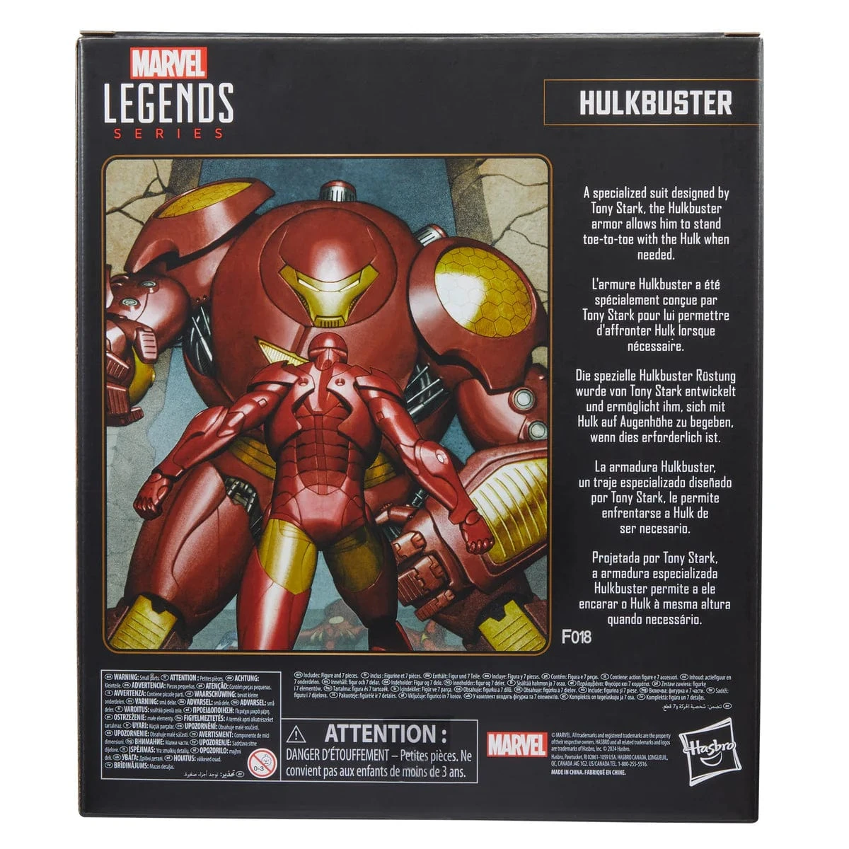 Hasbro Marvel Legends Series The Invincible Iron Man Deluxe Hulkbuster Action Figure 12 Hasbro Marvel Legends Series The Invincible Iron Man Deluxe Hulkbuster Action Figure - Image 10
