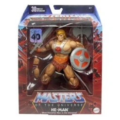 MATTEL Masters Of The Universe Masterverse He-Man 40th Anniversary Action Figure -Science Fiction Toy Store mattel masters of the universe masterverse he man 40th anniversary action figure 29810177015878