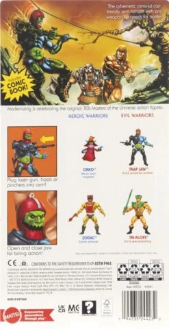 Mattel Masters Of The Universe Origins Trap Jaw (2024 Reissue) Action Figure -Science Fiction Toy Store mattel masters of the universe origins trap jaw 2024 reissue action figure 32434068291654 1