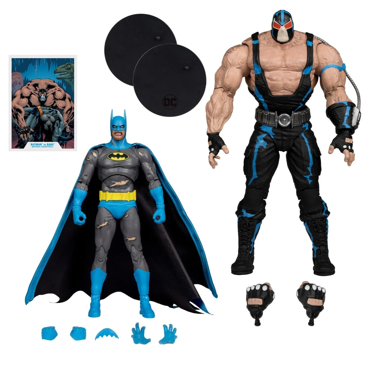 DC Multiverse Batman: Knightfall Batman Vs Bane Action Figure Two-Pack 11 DC Multiverse Batman: Knightfall Batman Vs Bane Action Figure Two-Pack - Image 9