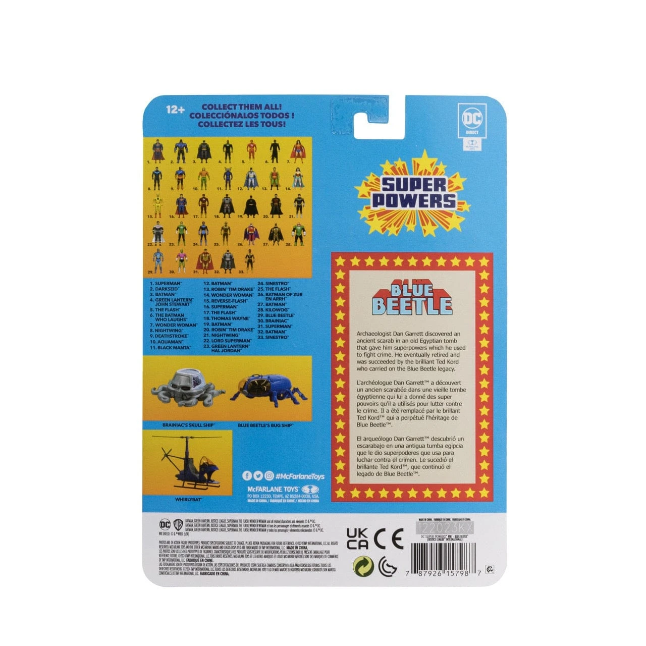 DC Super Powers Blue Beetle Action Figure 10 DC Super Powers Blue Beetle Action Figure - Image 8