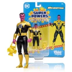 DC Super Powers Sinestro (Sinestro Corps War) Action Figure -Science Fiction Toy Store mcfarlane toys dc super powers sinestro sinestro corps war action figure 31017640788038