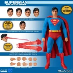 Mezco Toyz One:12 Collective DC Universe Superman Man Of Steel Edition Action Figure