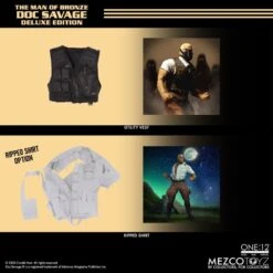 One:12 Collective Doc Savage Deluxe Edition Action Figure -Science Fiction Toy Store mezco toyz one 12 collective doc savage deluxe edition action figure 1131504882