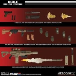 Mezco Toyz One:12 Collective G.I. Joe Duke Deluxe Edition Action Figure -Science Fiction Toy Store mezco toyz one 12 collective g i joe duke deluxe edition action figure 30520997118022 1