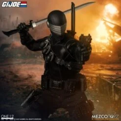 Mezco Toyz One:12 Collective G.I. Joe Snake Eyes Deluxe Edition Action Figure -Science Fiction Toy Store mezco toyz one 12 collective g i joe snake eyes deluxe edition action figure 29041766989894 1