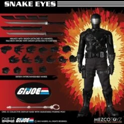 Mezco Toyz One:12 Collective G.I. Joe Snake Eyes Deluxe Edition Action Figure
