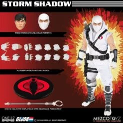 One:12 Collective G.I. Joe Storm Shadow Action Figure -Science Fiction Toy Store mezco toyz one 12 collective g i joe storm shadow action figure 30112227459142