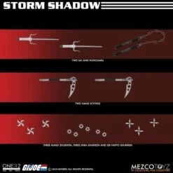 Mezco Toyz One:12 Collective G.I. Joe Storm Shadow Action Figure -Science Fiction Toy Store mezco toyz one 12 collective g i joe storm shadow action figure 30112227721286 1