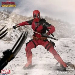 One:12 Collective Marvel Deadpool & Wolverine: Deadpool Action Figure -Science Fiction Toy Store mezco toyz one 12 collective marvel deadpool wolverine deadpool action figure 33186900901958