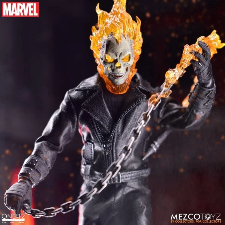 One:12 Collective Marvel Ghost Rider & Hell Cycle Action Figure Set 8 One:12 Collective Marvel Ghost Rider & Hell Cycle Action Figure Set - Image 6