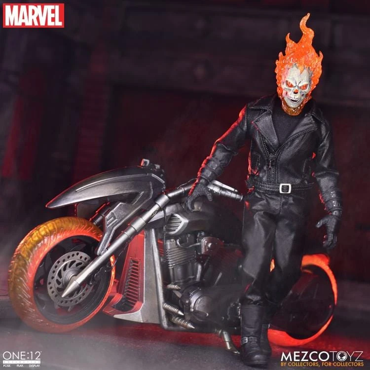 One:12 Collective Marvel Ghost Rider & Hell Cycle Action Figure Set 6 One:12 Collective Marvel Ghost Rider & Hell Cycle Action Figure Set - Image 4
