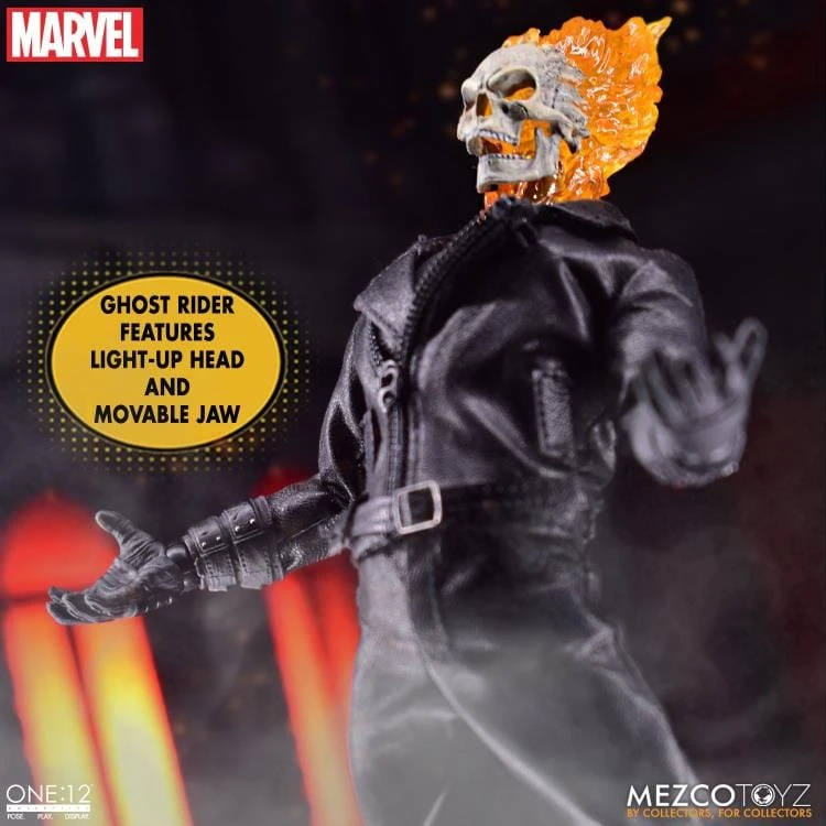 One:12 Collective Marvel Ghost Rider & Hell Cycle Action Figure Set 10 One:12 Collective Marvel Ghost Rider & Hell Cycle Action Figure Set - Image 8