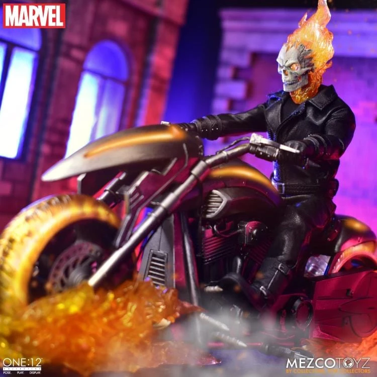 One:12 Collective Marvel Ghost Rider & Hell Cycle Action Figure Set 16 One:12 Collective Marvel Ghost Rider & Hell Cycle Action Figure Set - Image 14