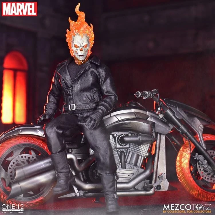 One:12 Collective Marvel Ghost Rider & Hell Cycle Action Figure Set 18 One:12 Collective Marvel Ghost Rider & Hell Cycle Action Figure Set - Image 16