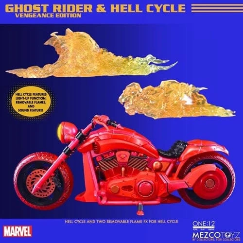One:12 Collective Marvel Ghost Rider & Hell Cycle (Vengeance Edition) Action Figure Set 5 One:12 Collective Marvel Ghost Rider & Hell Cycle (Vengeance Edition) Action Figure Set - Image 3