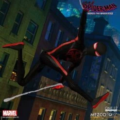 One:12 Collective Marvel Spider-Man: Miles Morales Action Figure -Science Fiction Toy Store mezco toyz one 12 collective marvel spider man miles morales action figure 31431410745414
