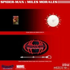 One:12 Collective Marvel Spider-Man: Miles Morales Action Figure -Science Fiction Toy Store mezco toyz one 12 collective marvel spider man miles morales action figure 31431411105862