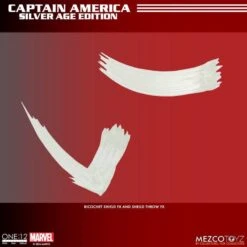 One:12 Collective Marvel Captain America (Silver Age Edition) Action Figure -Science Fiction Toy Store mezco toyz one 12 collective marvel universe captain america silver age edition action figure 31459857662022